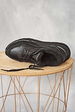 Черные зимние кроссовки на массивной платформе 8019081 фото №8