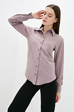 Классическая рубашка VARDE1 пастельного оттенка с длинными рукавами на манжетах Garne 3038082 фото №1