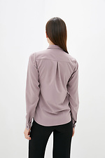 Классическая рубашка VARDE1 пастельного оттенка с длинными рукавами на манжетах Garne 3038082 фото №3