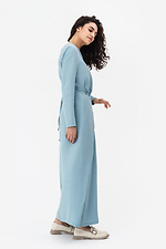Платье трансформер на завязках HANNAH голубого цвета Garne 3042082 фото №5