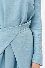 Платье трансформер на завязках HANNAH голубого цвета Garne 3042082 фото №12