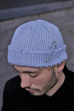 Ripped Beanie Hat Destroyed Without 8049082 photo №4