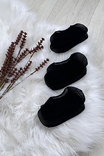 Set of 3 pairs of 20 denier nylon black footprints  8055082 photo №2