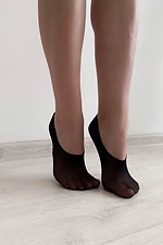 Zestaw 3 par nylonowych śladów stóp w kolorze czarnym o grubości 20 den  8055082 zdjęcie №3
