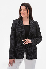 Women's corduroy jacket TIAR black with patterns. Garne 3043083 photo №1