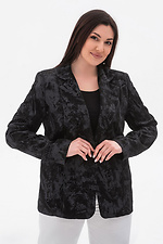 Women's corduroy jacket TIAR black with patterns. Garne 3043083 photo №2