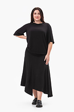 MIRA schwarze Bluse Garne 3044084 Foto №6