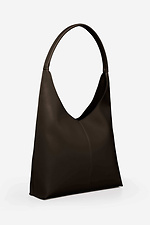 Women's chocolate colored bag with one handle Lucherino 4008084 photo №2
