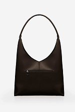 Women's chocolate colored bag with one handle Lucherino 4008084 photo №3