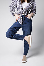 Women's leather slip-ons in cappuccino color. 4206084 photo №5