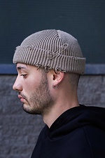 Ripped Beanie Hat Destroyed Without 8049084 photo №2