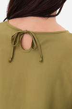 Блуза MIRA зеленая Garne 3044085 фото №4