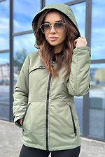 Куртка женская Demi short оливковое AllReal 8042085 фото №2