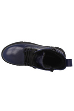 Demi-Season-Stiefel im Army-Stil aus echtem Leder auf dem Plateau Forester 4203086 Foto №5