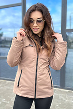 Damenjacke Demi kurz beige AllReal 8042086 Foto №2