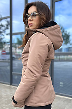 Women's jacket Demi short beige AllReal 8042086 photo №3