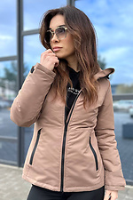 Damenjacke Demi kurz beige AllReal 8042086 Foto №4