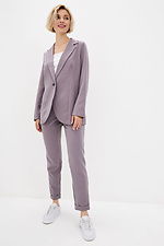Классический пиджак JAZZI сиреневого цвета с глубоким вырезом Garne 3037087 фото №2