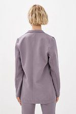 Классический пиджак JAZZI сиреневого цвета с глубоким вырезом Garne 3037087 фото №3