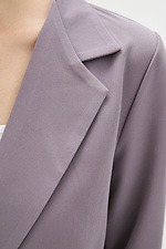 Класичний піджак JAZZI бузкового кольору з глибоким вирізом Garne 3037087 фото №4