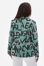 Damen Samtjacke TIAR in Mintfarbe. Garne 3043087 Foto №2