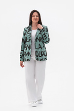 Damen Samtjacke TIAR in Mintfarbe. Garne 3043087 Foto №3