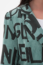 Damen Samtjacke TIAR in Mintfarbe. Garne 3043087 Foto №5