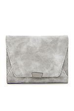 Light gray suede wallet with magnetic envelope  4516087 photo №1