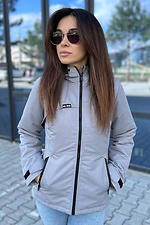 Куртка жіноча Demi short сіра AllReal 8042087 фото №1