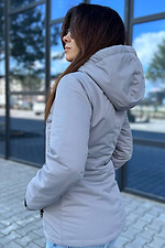 Куртка жіноча Demi short сіра AllReal 8042087 фото №4