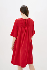 Оверсайз платье LARUSA с широкими рукавами и складками на груди Garne 3038088 фото №3
