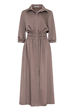 Сукня CARRY бежевого кольору з широкою резинкою на талії Garne 3042088 фото №9