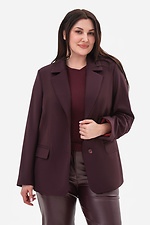NANA bordeauxrote Jacke Garne 3044089 Foto №2