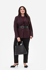 NANA bordeauxrote Jacke Garne 3044089 Foto №4
