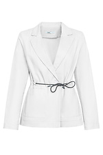 White ARON jacket with ties Garne 3042090 photo №2