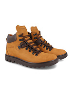 Insulated athletic boots in tan nubuck Forester 4203090 photo №2