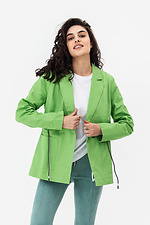 Green ARON jacket with ties Garne 3042091 photo №1
