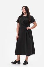 CREYA schwarzes Kleid Garne 3044091 Foto №2