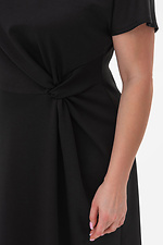 CREYA schwarzes Kleid Garne 3044091 Foto №4