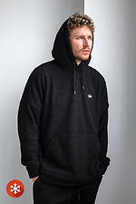 Men's warm skinny oversized Lama Black Teamv 8034091 photo №1