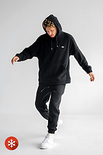Men's warm skinny oversized Lama Black Teamv 8034091 photo №5