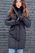 Damen Winterparka Diamond Winter Schwarz AllReal 8042091 Foto №5