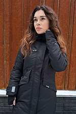 Damen Winterparka Diamond Winter Schwarz AllReal 8042091 Foto №6