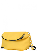 Мягкая сумка через плечо из качественного кожзама желтого цвета SamBag 8045091 фото №1