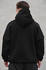 Men's Oversized Hoodie Fleece Sweatshirt With Hood And Print Harry Potter Black Without 8056091 photo №2