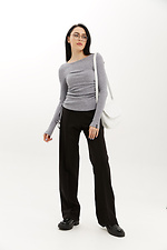 MORISS Trainingshose mit weitem Bein und Abnähern Garne 3040092 Foto №2