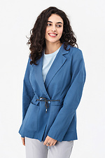 Blue ARON jacket with ties Garne 3042092 photo №1