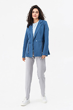 Blue ARON jacket with ties Garne 3042092 photo №2