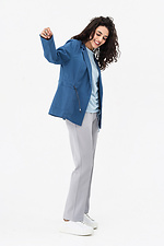 Blue ARON jacket with ties Garne 3042092 photo №4