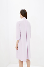 Сиреневое платье рубашка RENATA длиной миди со складками Garne 3038093 фото №3